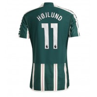 Dres Manchester United Rasmus Hojlund #11 Gostujuci 2023-24 Kratak Rukav